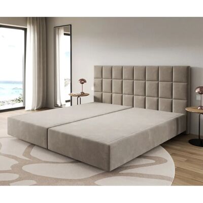 DELIFE Bett Dream-Fine Mikrofaser Beige 200x200 cm DELIFE Bett Dream-Fine Mikrofaser Beige 200x200 cm