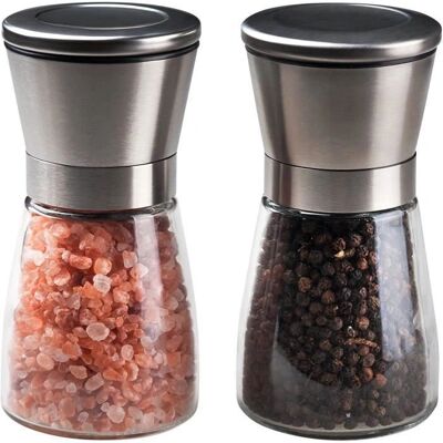 Deiss PRO Salt and Pepper Mill Set - Adjustable Ceramic Rotor Deiss PRO Salt and Pepper Mill Set - Adjustable Ceramic Rotor