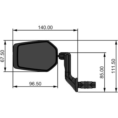 Contec E-View Evo Specchio Argento - Specchio Contec E-View Evo Specchio Argento - Specchio