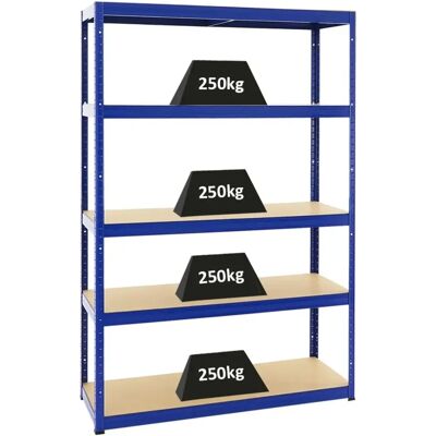 PROREGAL - BIG ELEPHANT S - Bleu - 180x120x45 - Shelving - Publicité PROREGAL - BIG ELEPHANT S - Bleu - 180x120x45 - Shelving - Publicité