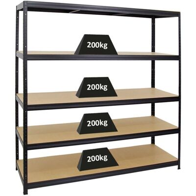 PROREGAL - Giant Elephant - Noir - 180 cm - Storage shelf - Publicité PROREGAL - Giant Elephant - Noir - 180 cm - Storage shelf - Publicité
