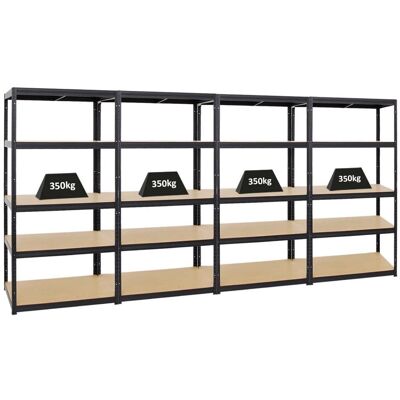 PROREGAL - SLIM ELEPHANT - Noir - Storage Shelves - Publicité PROREGAL - SLIM ELEPHANT - Noir - Storage Shelves - Publicité