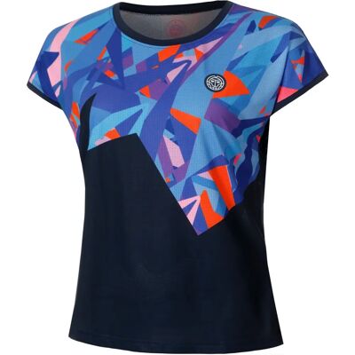BIDI BADU Damen Tennisshirt Spike dunkelblau - Tennis Shirt BIDI BADU Damen Tennisshirt Spike dunkelblau - Tennis Shirt