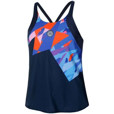BIDI BADU Tennis Tank Top - Zigzag Design - S BIDI BADU Tennis Tank Top - Zigzag Design - S