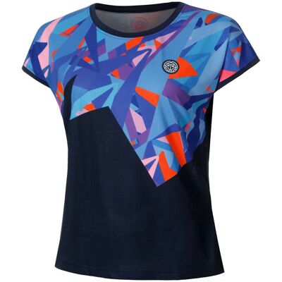 BIDI BADU Tennis Shirt - Performance Zigzag Mesh - Tennis Shirt BIDI BADU Tennis Shirt - Performance Zigzag Mesh - Tennis Shirt