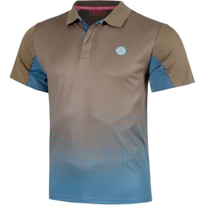 BIDI BADU Herren Tennispolo Spectrum camel - Tennis Polo BIDI BADU Herren Tennispolo Spectrum camel - Tennis Polo