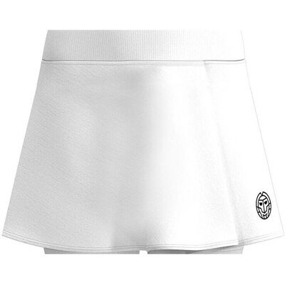 BIDI BADU Damen Tennisshirt Wavy Weiß - Tennis Skirt BIDI BADU Damen Tennisshirt Wavy Weiß - Tennis Skirt