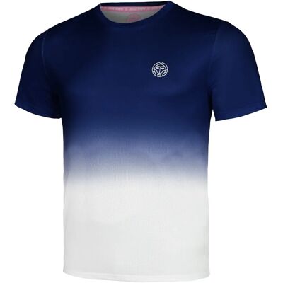 BIDI BADU M1620003 Dunkelblau Gradienten Crew T-Shirt BIDI BADU M1620003 Dunkelblau Gradienten Crew T-Shirt