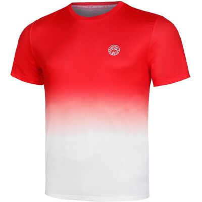 Bidi Badu Crew Gradient Short Sleeve T-shirt - Kids Red & White Bidi Badu Crew Gradient Short Sleeve T-shirt - Kids Red & White