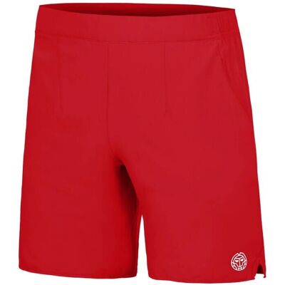 BIDI BADU Boys Red Shorts - Versatile, Long Fit, Recycled Polyester BIDI BADU Boys Red Shorts - Versatile, Long Fit, Recycled Polyester