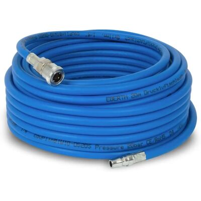 Manguera de aire comprimido EBERTH 20m - Compatible con herramientas neumáticas Manguera de aire comprimido EBERTH 20m - Compatible con herramientas neumáticas