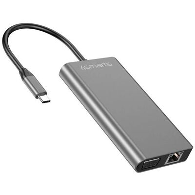 4smarts 458723 Laptop Dock - USB 3.2 Gen 1, Type-C, Grau 4smarts 458723 Laptop Dock - USB 3.2 Gen 1, Type-C, Grau