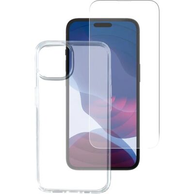 Apple iPhone 14 Pro 360° Beschermset - Transparant Apple iPhone 14 Pro 360° Beschermset - Transparant