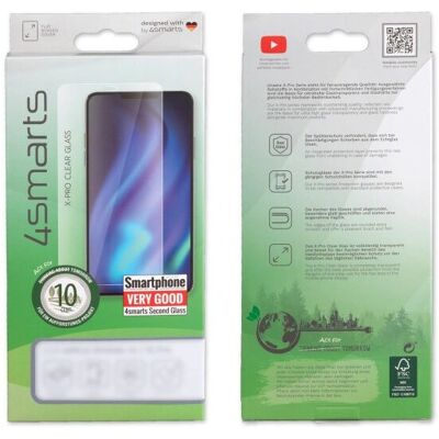 Protecteur d'écran transparent 4smarts X-Pro - Protection smartphone - Publicité Protecteur d'écran transparent 4smarts X-Pro - Protection smartphone - Publicité