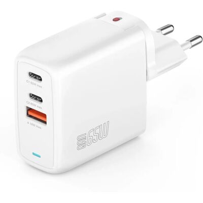 Chargeur 4smarts GaN Flex 65W - Charge rapide, 3 ports Chargeur 4smarts GaN Flex 65W - Charge rapide, 3 ports