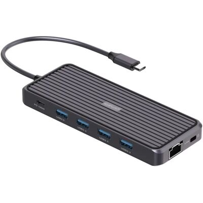 4smarts Dockingstation - Grau - USB-C, 6-in-1 4smarts Dockingstation - Grau - USB-C, 6-in-1