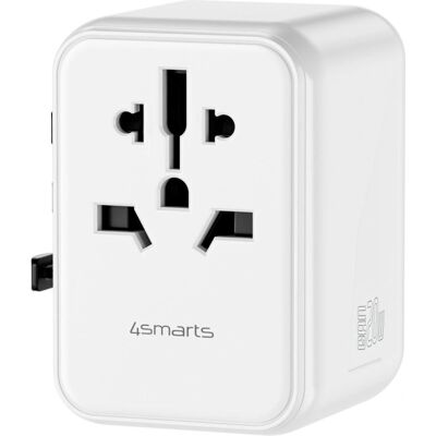 Adaptateur de voyage Nomad 20W de 4smarts - Type de voyage Adaptateur de voyage Nomad 20W de 4smarts - Type de voyage