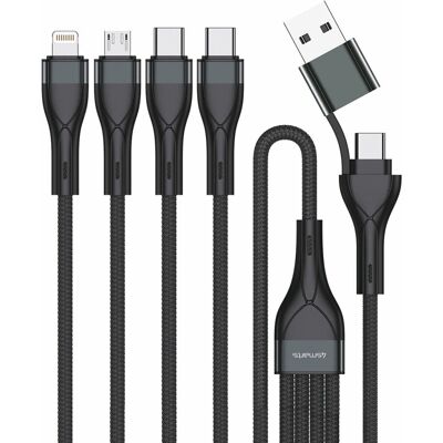 4smarts 541023 USB-kabel - 1,2 m - Svart 4smarts 541023 USB-kabel - 1,2 m - Svart
