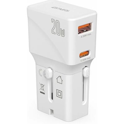 4smarts 541041 Chargeur Universel Blanc - Chargeur - Publicité 4smarts 541041 Chargeur Universel Blanc - Chargeur - Publicité