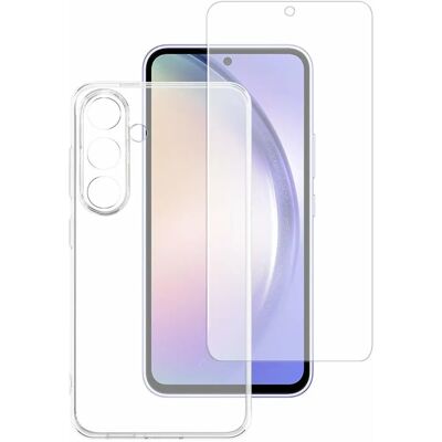 Funda y protector de pantalla transparente 4smarts A55 Funda y protector de pantalla transparente 4smarts A55