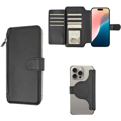 iPhone 15 Plus - Portefeuille avec MagSafe - Noir iPhone 15 Plus - Portefeuille avec MagSafe - Noir
