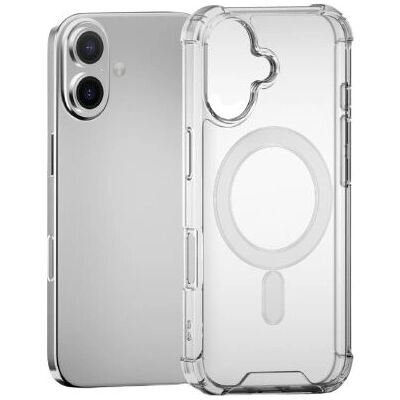 Apple iPhone 16 Transparent Hybrid MagSafe Hülle - Handyhülle Apple iPhone 16 Transparent Hybrid MagSafe Hülle - Handyhülle
