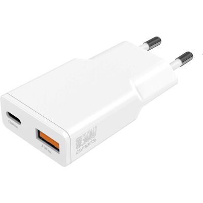 4smarts PDPlug Duos Slim Smartphone, Tablet Weiß AC Schnelles Laden - Ladegerät 4smarts PDPlug Duos Slim Smartphone, Tablet Weiß AC Schnelles Laden - Ladegerät