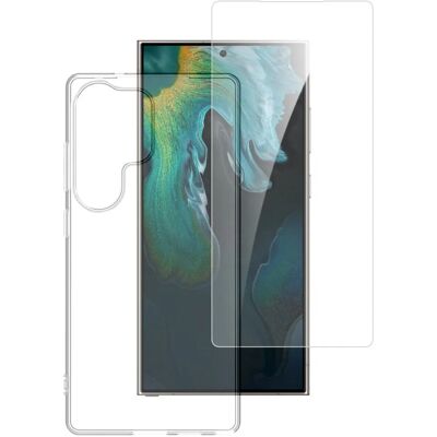 Samsung Galaxy S25 Ultra 4smarts Beskyttelsessæt - Gennemsigtig Samsung Galaxy S25 Ultra 4smarts Beskyttelsessæt - Gennemsigtig
