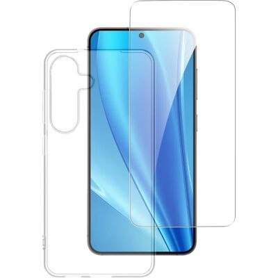 Samsung Galaxy S25 4smarts 360° Beskyttelsessæt - Gennemsigtig Samsung Galaxy S25 4smarts 360° Beskyttelsessæt - Gennemsigtig