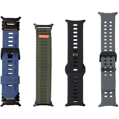 4smarts Samsung Galaxy Watch Ultra Flerfargede Armbåndsett 4smarts Samsung Galaxy Watch Ultra Flerfargede Armbåndsett