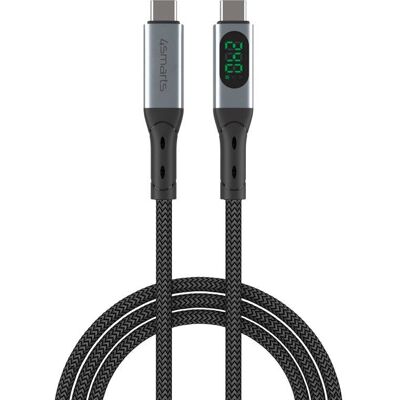 4smarts DigitCord Enterprise USB-C Kabel 240W - 1.5m - Schwarz - USB-C Kabel 4smarts DigitCord Enterprise USB-C Kabel 240W - 1.5m - Schwarz - USB-C Kabel