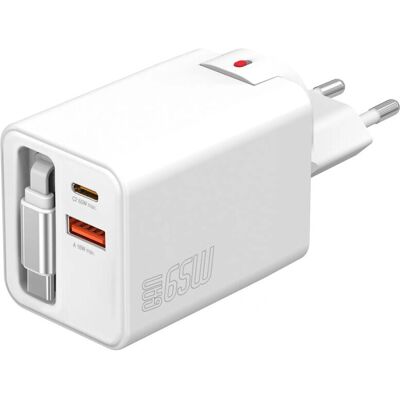 Ładowarka Mobilnych Urządzeń 4smarts 541065 - Biała, Szybkie Ładowanie Ładowarka Mobilnych Urządzeń 4smarts 541065 - Biała, Szybkie Ładowanie