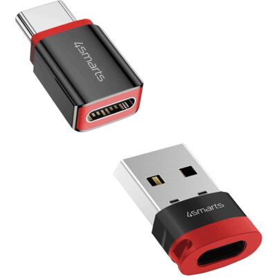 4smarts 541615 USB-C auf USB-A Adapter - Datenblocker, 2er Set 4smarts 541615 USB-C auf USB-A Adapter - Datenblocker, 2er Set