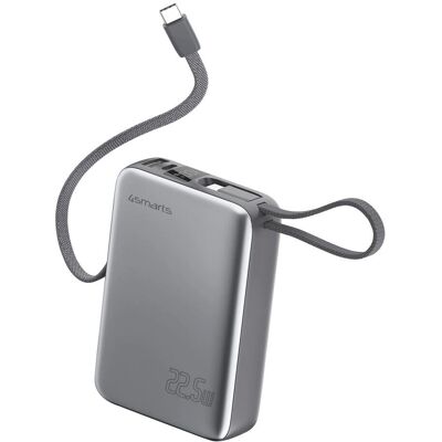 4smarts 541626 Power Bank Lithium Polymer 20000 mAh Grå - Power Bank 4smarts 541626 Power Bank Lithium Polymer 20000 mAh Grå - Power Bank