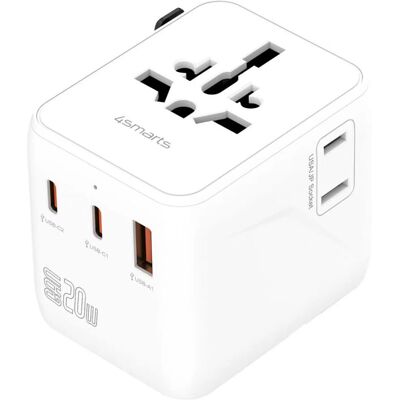 4smarts 541645 Strømadapter - Hvit Universal 4smarts 541645 Strømadapter - Hvit Universal