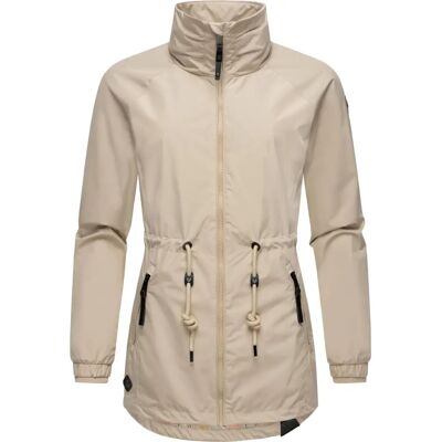 RAGWEAR Tacy Beige 4XL Wasserdichte Damenjacke RAGWEAR Tacy Beige 4XL Wasserdichte Damenjacke