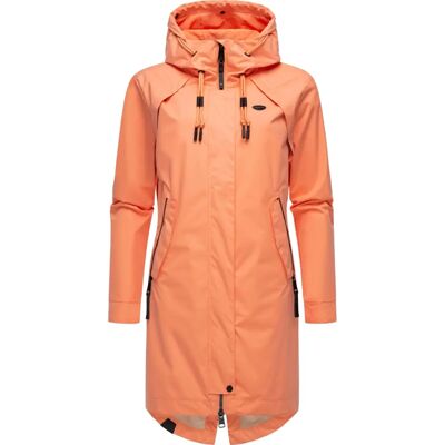 RAGWEAR Rejany Orangen Jerseymantel - Jersey Mantel RAGWEAR Rejany Orangen Jerseymantel - Jersey Mantel
