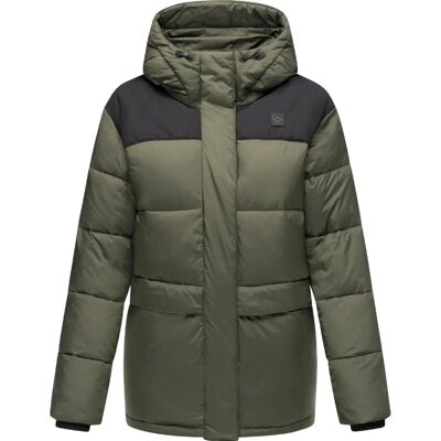 RAGWEAR Wikesh Olivgrün Damen Winter Steppjacke RAGWEAR Wikesh Olivgrün Damen Winter Steppjacke