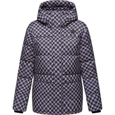 RAGWEAR Wikesh Print Lavendel Wasserdichte Winterjacke - Jacke RAGWEAR Wikesh Print Lavendel Wasserdichte Winterjacke - Jacke