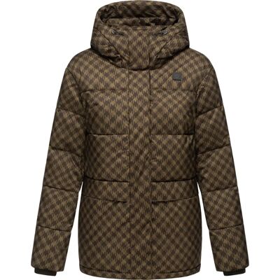 RAGWEAR Wikesh Print Braune Jacke - Jacke RAGWEAR Wikesh Print Braune Jacke - Jacke