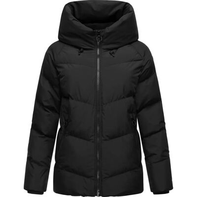 RAGWEAR Cessi - Schwarze Wasserfeste Steppjacke für Damen RAGWEAR Cessi - Schwarze Wasserfeste Steppjacke für Damen