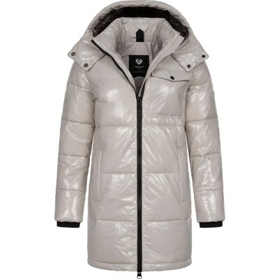 RAGWEAR Roobie Long Grauer Wintermantel - Winter Coat RAGWEAR Roobie Long Grauer Wintermantel - Winter Coat