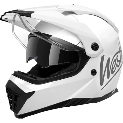 Westt - Cross X - Noir Mat - Casque moto - Publicité Westt - Cross X - Noir Mat - Casque moto - Publicité