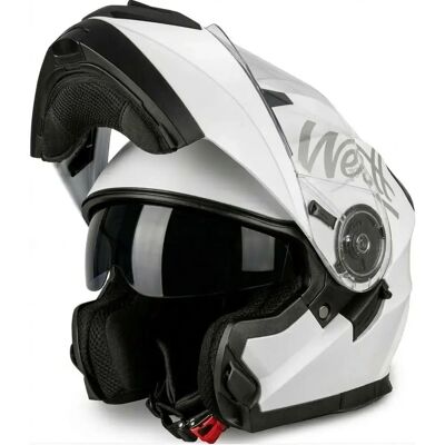Westt - TORQUE X - Blanc métallisé - XL - Casque moto - Publicité Westt - TORQUE X - Blanc métallisé - XL - Casque moto - Publicité