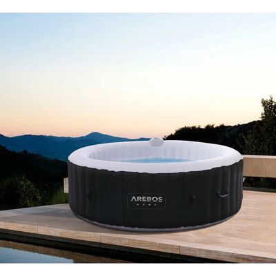 AREBOS - Whirlpool Round 208 - LED Display - Hot tub AREBOS - Whirlpool Round 208 - LED Display - Hot tub