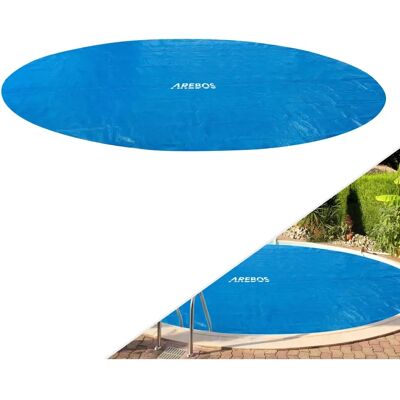 AREBOS Copertura Solare Piscina Ø3,66m Blu - Copertura Solare per Piscina AREBOS Copertura Solare Piscina Ø3,66m Blu - Copertura Solare per Piscina