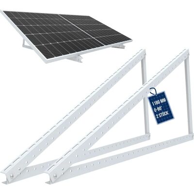 AREBOS NuaSol Supporto per pannello solare - Regolabile fino a 118cm - Per tetti terrazza AREBOS NuaSol Supporto per pannello solare - Regolabile fino a 118cm - Per tetti terrazza