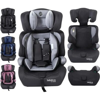 Asiento de Coche Arebos Fablekids Mika - Arnés de 3 Puntos - Regulable - Gris Asiento de Coche Arebos Fablekids Mika - Arnés de 3 Puntos - Regulable - Gris
