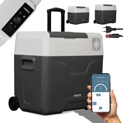 AREBOS - 47L Compresor Cool Box - Antracita - 47 L - Cool Box AREBOS - 47L Compresor Cool Box - Antracita - 47 L - Cool Box