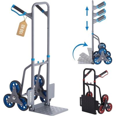 AREBOS - Stair climber - Anthrazit - 150 kg - Sack truck AREBOS - Stair climber - Anthrazit - 150 kg - Sack truck